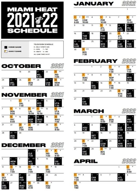 Report: Miami Heat release entire schedule for 2021-22 season - Heat Nation