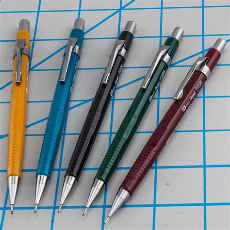 PENTEL Sharp Mechanical Drafting Pencil, 0.9 mm, Yellow Barrel, 2/Pack ...