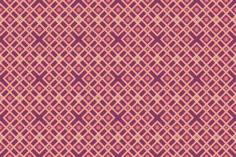 Red Ethnic Square Pattern Graphic by Piscine26 · Creative Fabrica