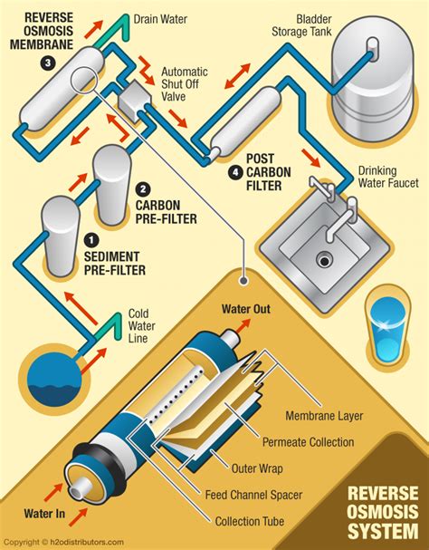 Reverse Osmosis Water Diagram Osmosis Reverse Diagram Schema