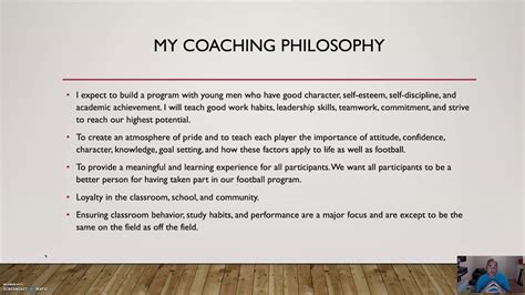 coaching philosophy - YouTube