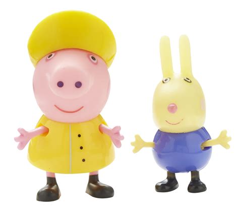 Buy Peppa Pig - Raincoat Peppa & Richard Rabbit at Mighty Ape Australia