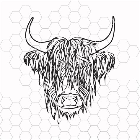 Highland Cow Svg - Highland Cow Print Eps, Png, Jpg | Doranstas.com - DoranStars