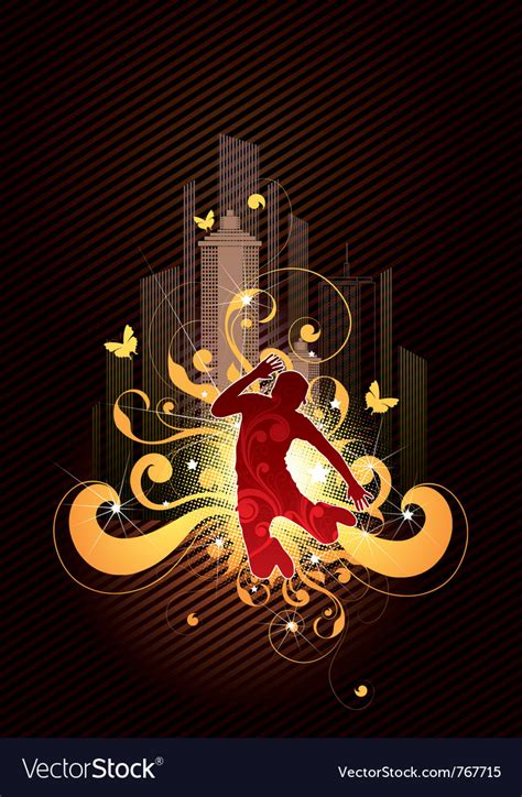 Abstract dancer Royalty Free Vector Image - VectorStock