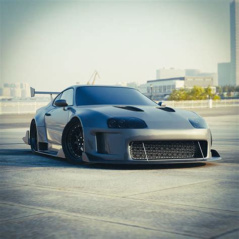 Toyota Supra MK4 Tuned 3D model | CGTrader