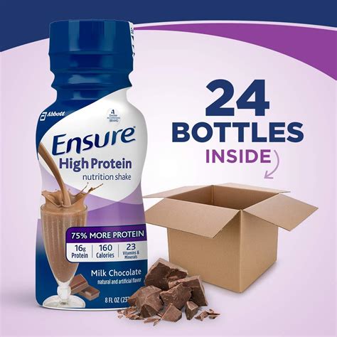 Ensure High Protein Nutritional Shake with 16g of High-Quality Protein ...