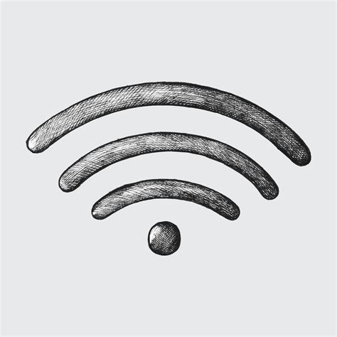 Hand-drawn wireless internet illustration - Download Free Vectors, Clipart Graphics & Vector Art