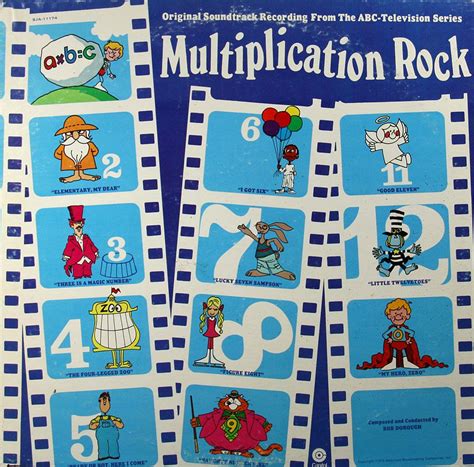 Multiplication Rock Soundtrack - Bob Dorough Vintage Baby Boys, Magic Number, School House Rock ...