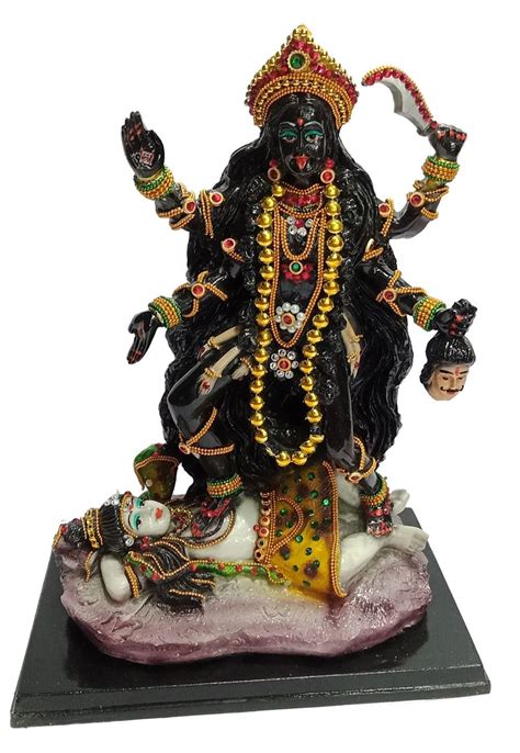 Handmade KALI MAA IDOL 13 Inches Sculpture Murti Adi - Etsy UK