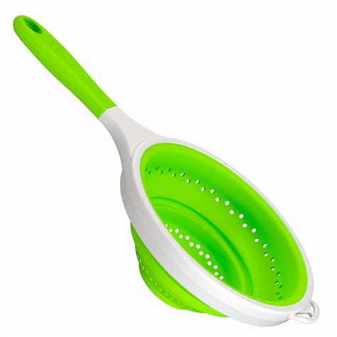 Collapsible silicone kitchen strainer - Boing Boing