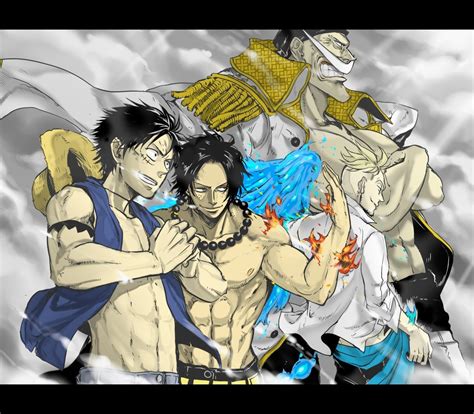 Portgas D. Ace, One Piece, Fire, Whitebeard, Pirates, Monkey D. Luffy, Marco Wallpapers HD ...