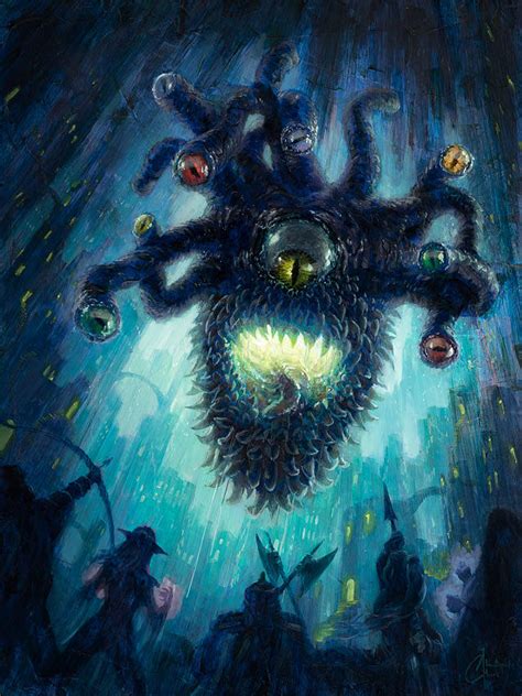 DnD - the Beholder Painting by Christopher Clark - Pixels