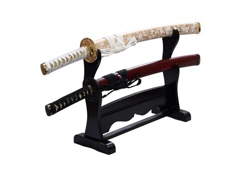 Japanese sword stand Horizontal style | Samurai Museum Shop