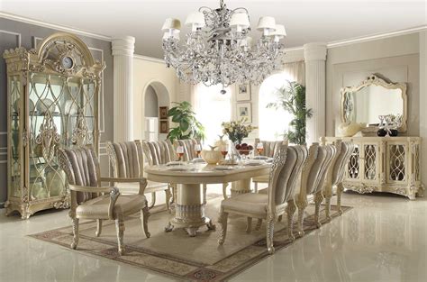 HD-5800 Homey Design Royal Dining Collection Set - USA Furniture Warehouse