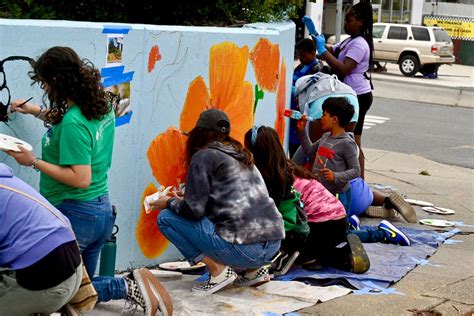 Community mural painting unites neighborhoods