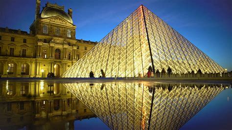 Definition of the Louvre Pyramid in Paris, France HD wallpaper | Pxfuel