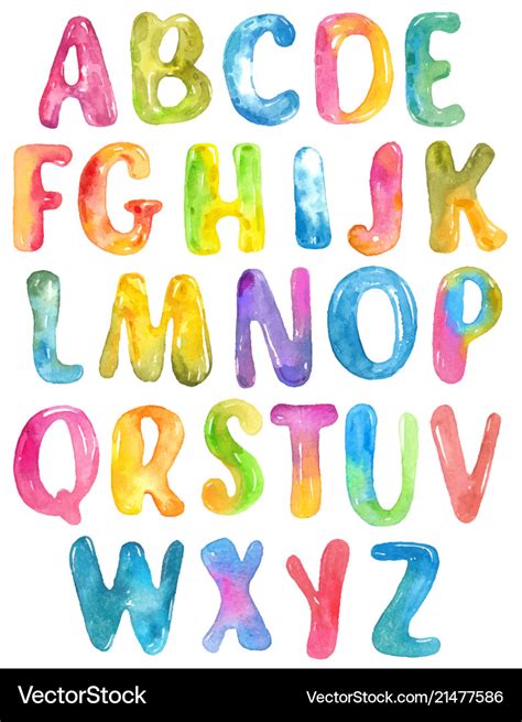 Alphabet Pictures Clipart Watercolor Beginning Sounds Phonics Clipart ...