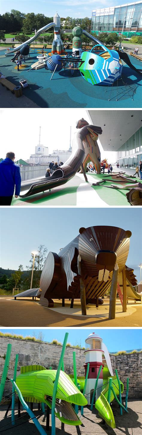 Innovative New Playscape Designs by MONSTRUM Appear in Playgrounds ...