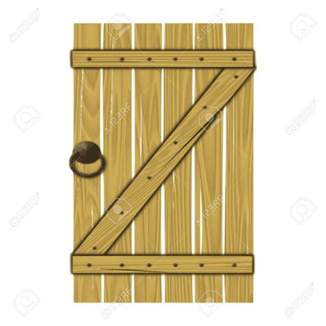 Wooden gate clipart - Clipground