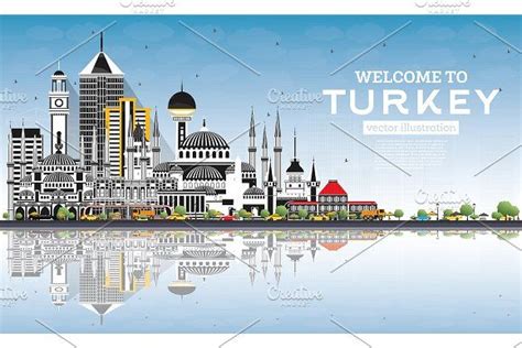 Welcome to Turkey Skyline | Abstract city, City skyline, Skyline