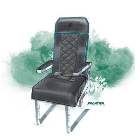 Frontier Airlines Unveils New 30 Percent Lighter Seat Design