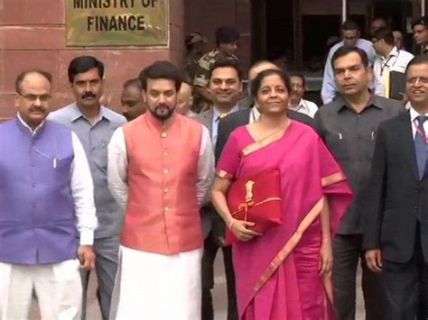 Nirmala Sitharaman's family in Parliament to see their daughter present her first Budget | India ...