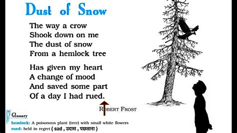 Theme Of The Poem Dust Of Snow