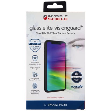 ZAGG InvisibleShield (Glass Elite VisionGuard+) for Apple iPhone 11 ...