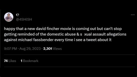 “Disappointed in David Fincher”: Michael Fassbender domestic abuse allegations resurface as The ...