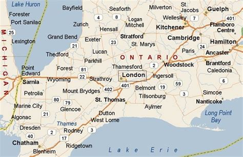 Where is London, Ontario? see area map & more