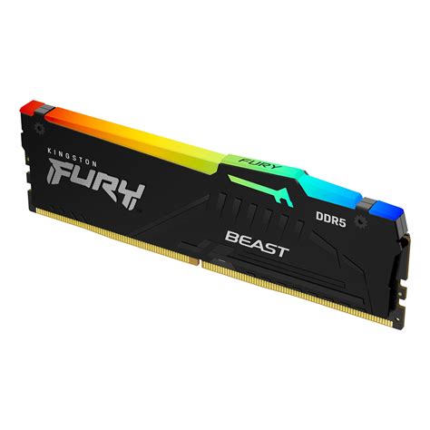 Memoria RAM Kingston FURY Beast RGB DDR5 32GB 4800MHz CL38 2 x 16GB - Versus Gamers