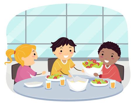 9,068 BEST Cartoon Kids Eating Lunch IMAGES, STOCK PHOTOS & VECTORS | Adobe Stock