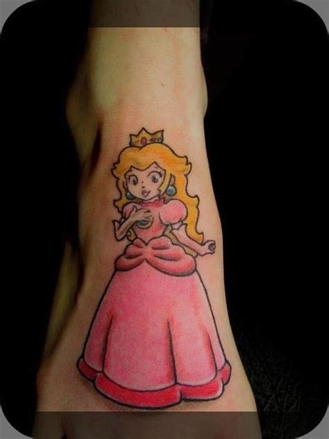 What do you guys think of my Princess Peach? Done by Fly at Gothic in San Jose, CA. : tattoos