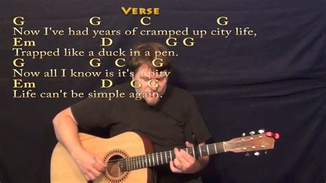 Rocky Top (Osbourne Brothers) Fingerstyle Guitar Cover Lesson with Lyrics/Chords - YouTube