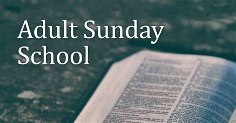 Adult Sunday School Lesson | Blog | First Baptist Nacogdoches