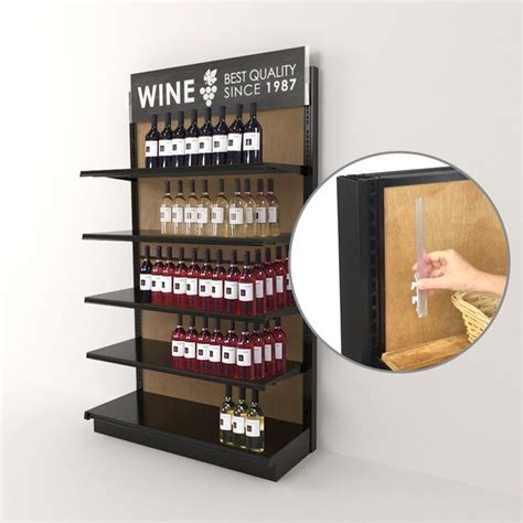 Retail Shelf Sign Holders: Gondola Shelving Nyc