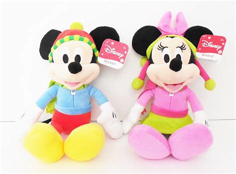 Soft and Cuddly Mickey and Minnie Plush Toy Pair