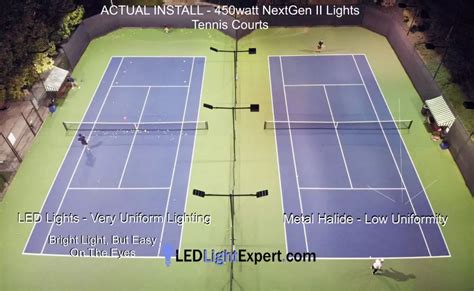 LED Tennis Court Lights and Court Lighting for Pickleball Tennis and ...