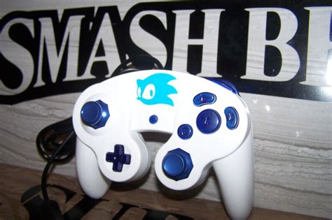 Sonic Themed Modded Gamecube Controller Solid White with | Etsy