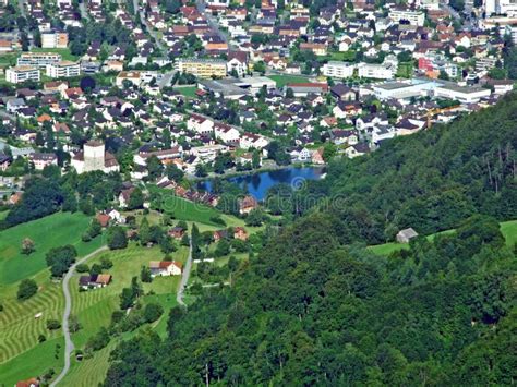 City Buchs stock photo. Image of buildings, switzerland - 74604648