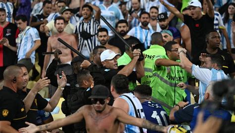 Brasil vs Argentina VIDEO pelea entre hinchas Maracaná