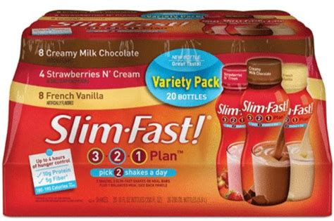 Slimfast Online: Slim-Fast! 3-2-1 Ready To Drink, Variety Pack, 10 ...