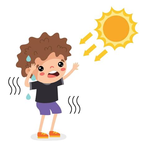 Hot Weather And Sunny Day 26782207 Vector Art at Vecteezy