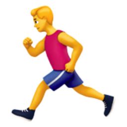 Man Running Emoji (U+1F3C3)