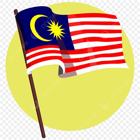 Bendera Berkibar PNG Transparent, Bendera Malaysia Berkibar Megah ...