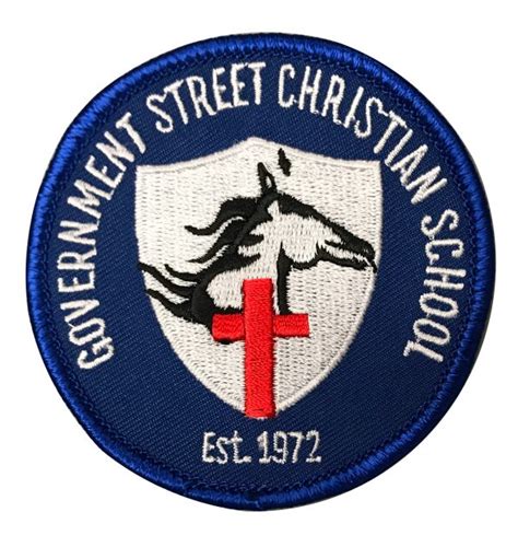 Government St. Christian School Emblem – Zoghby's Uniforms