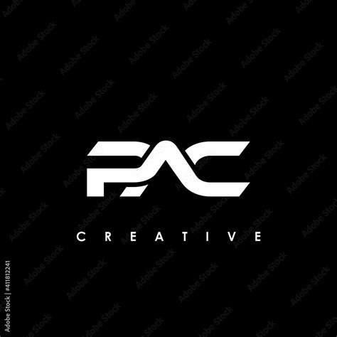 PAC Letter Initial Logo Design Template Vector Illustration Stock Vector | Adobe Stock