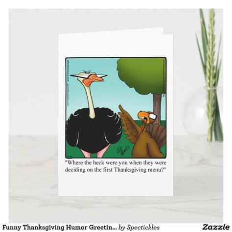 Funny Thanksgiving Humor Greeting Card | Zazzle | Funny thanksgiving, Thanksgiving greetings ...