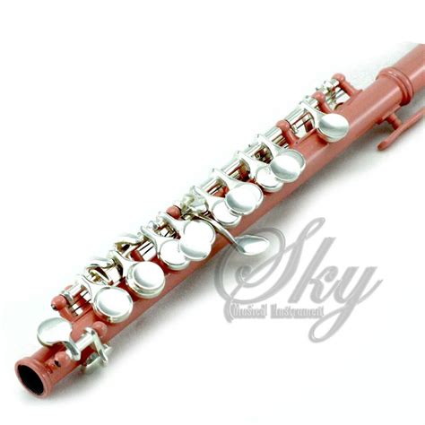 HOLIDAY-SALE! Band Approved SKY Pink Piccolo Flute w Silver Keys ...