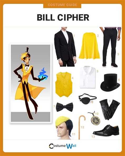 Dress Like Bill Cipher Costume | Halloween and Cosplay Guides